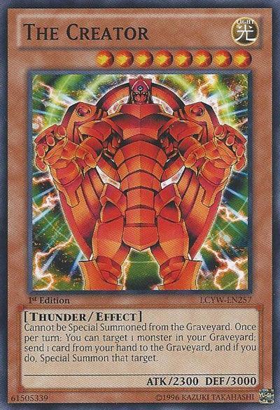 1st Edition, Common, Effect Monster, Legendary Collection 3: Yugi's World, Light, Thunder, Unlimited The Creator [LCYW-EN257] Common - Trading Card World