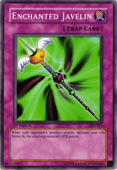 1st Edition, Common, Normal Trap, Pharaoh's Servant, Trap, Unlimited Enchanted Javelin [PSV-015] Common - Trading Card World