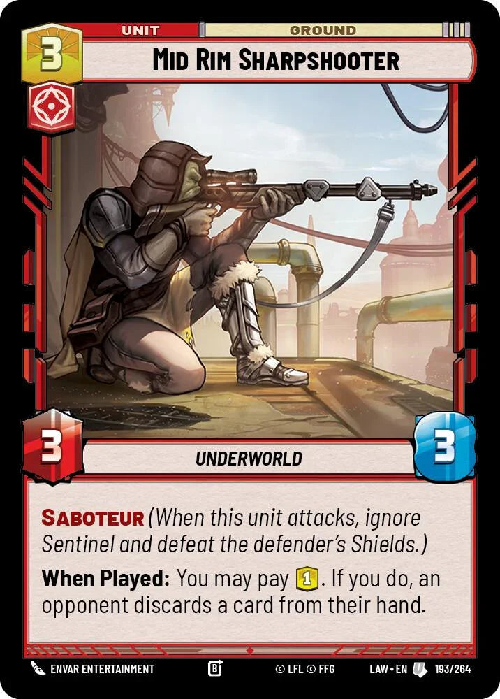 Mid Rim Sharpshooter (193/264) (193/264) [A Lawless Time]