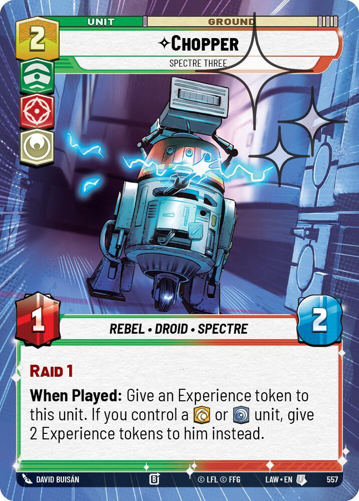 Chopper - Spectre Three (319) (Hyperspace Foil) (319) [A Lawless Time]