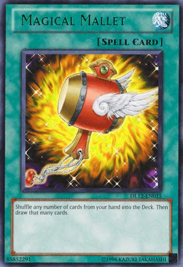 Duelist League Promo, Normal Spell, Rare, Spell, Unlimited Magical Mallet (Green) [DL12-EN015] Rare - Trading Card World