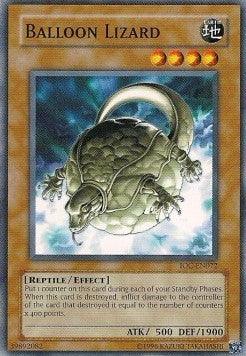 Common, Earth, Effect Monster, Invasion of Chaos, Reptile, Unlimited Balloon Lizard [IOC-EN072] Common - Trading Card World