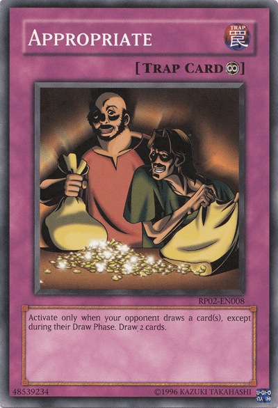 Common, Continuous Trap, Retro Pack 2, Trap, Unlimited Appropriate [RP02-EN008] Common - Trading Card World