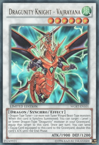 Battle Pack 2: War of the Giants Reinforcements, Limited, Synchro/Effect Monster, Ultra Rare, Wind Dragunity Knight - Vajrayana [WGRT-EN101] Ultra Rare - Trading Card World