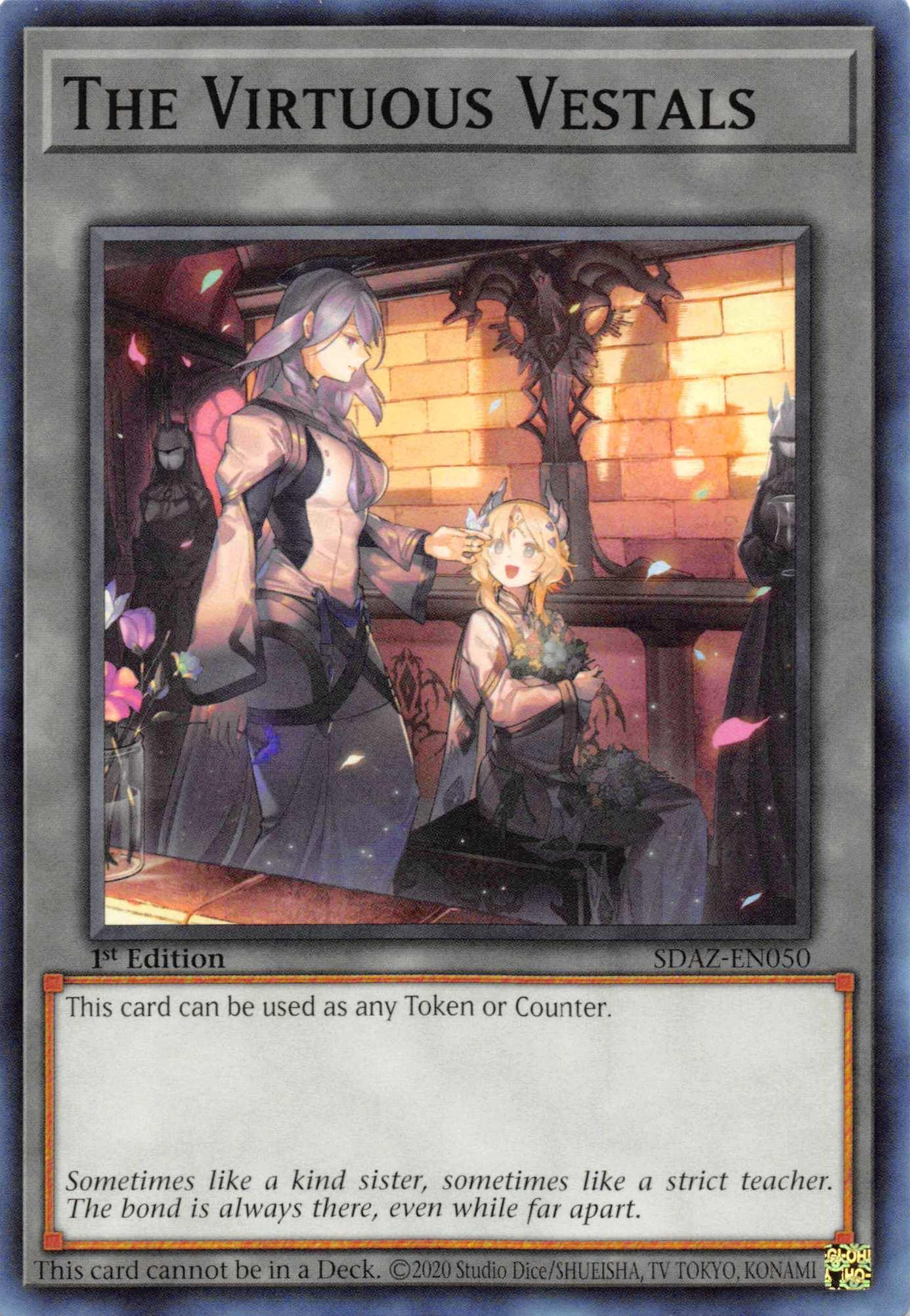 1st Edition, Common, Counter, Structure Deck: Albaz Strike The Virtuous Vestals [SDAZ-EN050] Common - Trading Card World