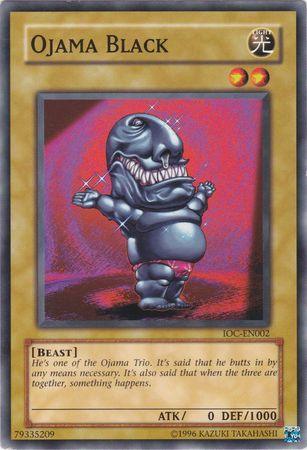 Beast, Common, Invasion of Chaos, Light, Normal Monster, Unlimited Ojama Black [IOC-EN002] Common - Trading Card World