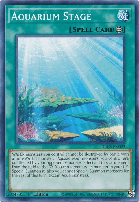 1st Edition, Common, Continuous Spell, Dragons of Legend: The Complete Series, Spell Aquarium Stage [DLCS-EN093] Common - Trading Card World