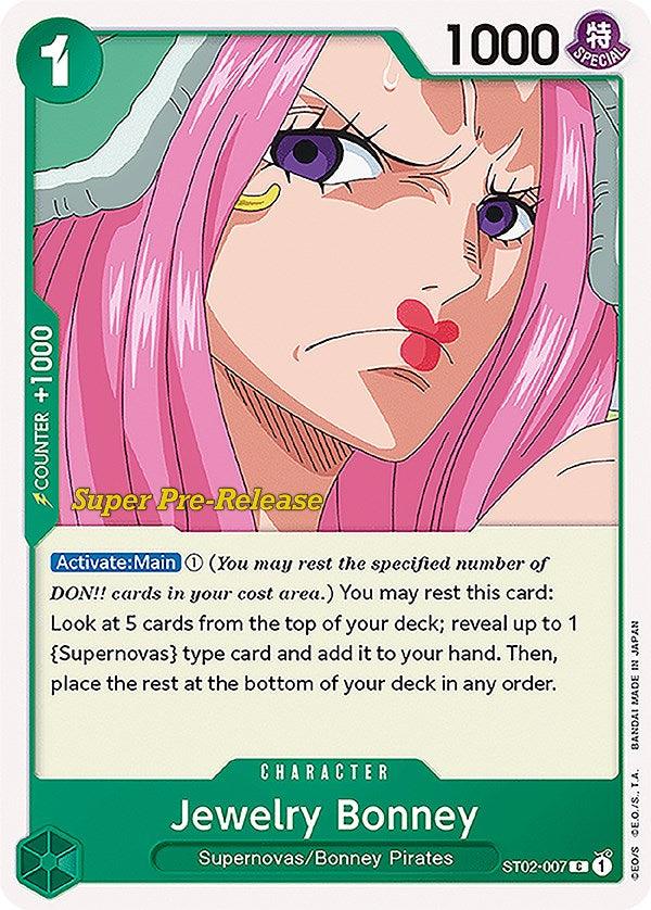 Bonney Pirates, Character, Common, Starter Decks, Super Pre-Release Starter Deck: Worst Generation, Supernovas Jewelry Bonney [Super Pre-Release Starter Deck: Worst Generation] - Trading Card World