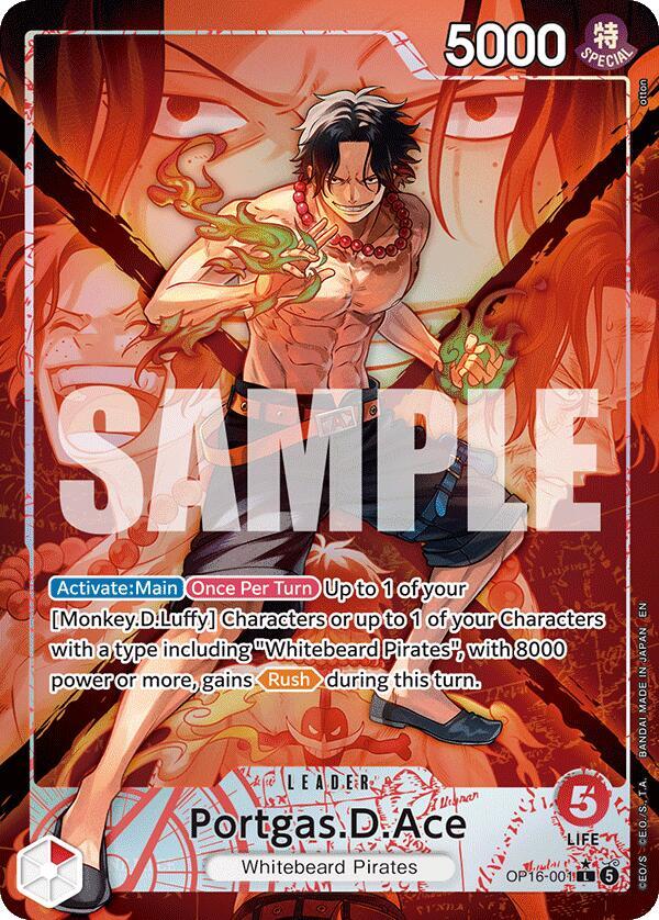 Portgas.D.Ace (Alternate Art) [The Time of Battle]