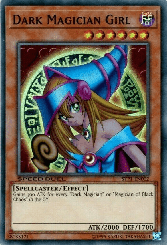 Dark, Effect Monster, Speed Duel: Tournament Pack 1, Spellcaster, Super Rare, Unlimited Dark Magician Girl [STP1-EN002] Super Rare - Trading Card World