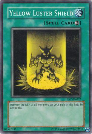 Common, Continuous Spell, Invasion of Chaos, Spell, Unlimited Yellow Luster Shield [IOC-EN037] Common - Trading Card World