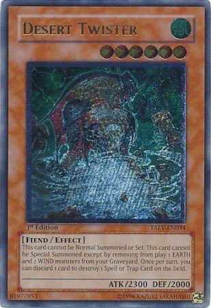 1st Edition, Effect Monster, Fiend, Tactical Evolution, Ultimate Rare, Unlimited, Wind Desert Twister [TAEV-EN034] Ultimate Rare - Trading Card World