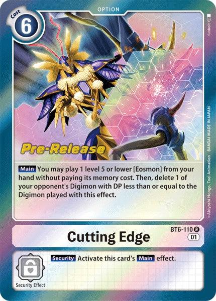 BT6-110, Double Diamond Pre-Release Cards, Option, Rare, White Cutting Edge [BT6-110] [Double Diamond Pre-Release Cards] - Trading Card World