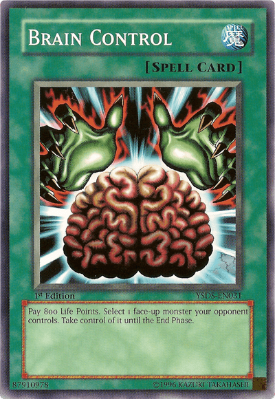 1st Edition, Common, Normal Spell, Spell, Starter Deck: Syrus Truesdale, Unlimited Brain Control [YSDS-EN031] Common - Trading Card World