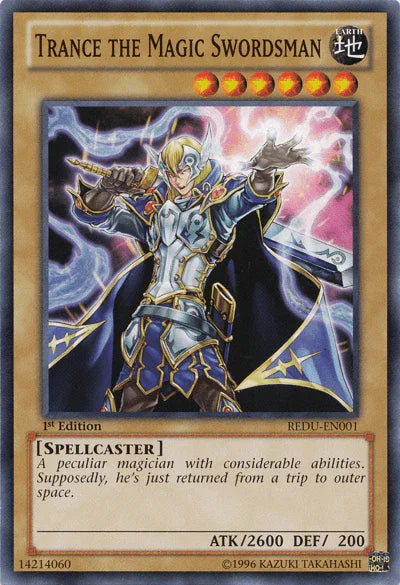 1st Edition, Common, Earth, Normal Monster, Return of the Duelist, Spellcaster, Unlimited Trance the Magic Swordsman [REDU-EN001] Common - Trading Card World
