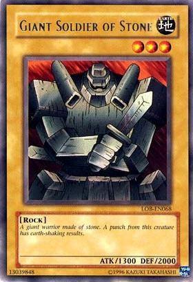 Earth, Normal Monster, Rare, Rock, The Legend of Blue Eyes White Dragon, Unlimited Giant Soldier of Stone [LOB-EN068] Rare - Trading Card World