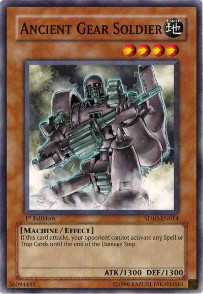 1st Edition, Common, Earth, Effect Monster, Machine, Structure Deck: Machine Re-Volt, Unlimited Ancient Gear Soldier [SD10-EN014] Common - Trading Card World