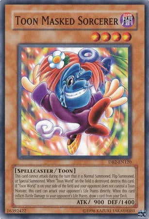 Common, Dark, Dark Beginning 2, Spellcaster, Toon Monster, Unlimited Toon Masked Sorcerer [DB2-EN120] Common - Trading Card World