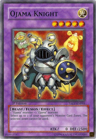 1st Edition, Beast, Common, Fusion/Effect Monster, Light, Tactical Evolution, Unlimited Ojama Knight [TAEV-EN044] Common - Trading Card World