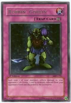 1st Edition, Continuous Trap, Metal Raiders, Rare, Trap, Unlimited Robbin' Goblin [MRD-135] Rare - Trading Card World