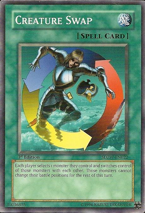 1st Edition, Common, Normal Spell, Spell, Structure Deck: Zombie World Creature Swap [SDZW-EN022] Common - Trading Card World
