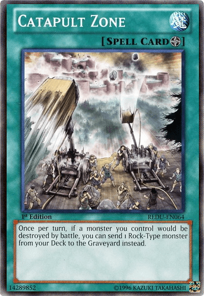 1st Edition, Common, Field Spell, Return of the Duelist, Spell, Unlimited Catapult Zone [REDU-EN064] Common - Trading Card World