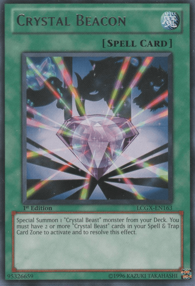 1st Edition, Legendary Collection 2, Normal Spell, Rare, Spell, Unlimited Crystal Beacon [LCGX-EN163] Rare - Trading Card World
