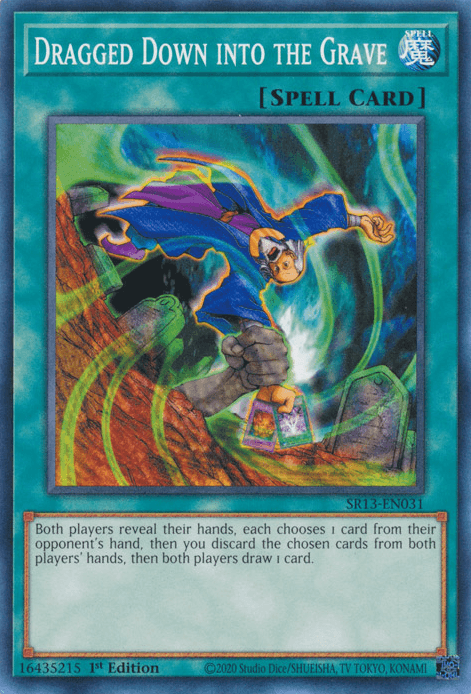 1st Edition, Common, Normal Spell, Spell, Structure Deck: Dark World Dragged Down into the Grave [SR13-EN031] Common - Trading Card World