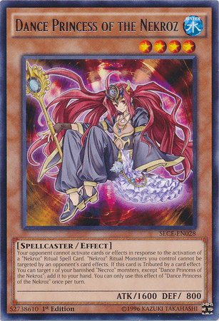 1st Edition, Effect Monster, Rare, Secrets of Eternity, Spellcaster, Unlimited, Water Dance Princess of the Nekroz [SECE-EN028] Rare - Trading Card World