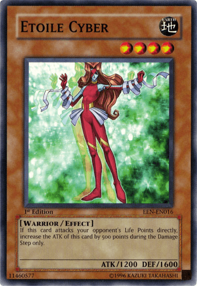 1st Edition, Common, Earth, Effect Monster, Elemental Energy, Unlimited, Warrior Etoile Cyber [EEN-EN016] Common - Trading Card World