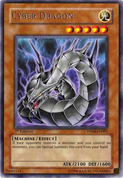 1st Edition, Duelist Pack 4: Zane Truesdale, Effect Monster, Light, Machine, Rare, Unlimited Cyber Dragon [DP04-EN001] Rare - Trading Card World