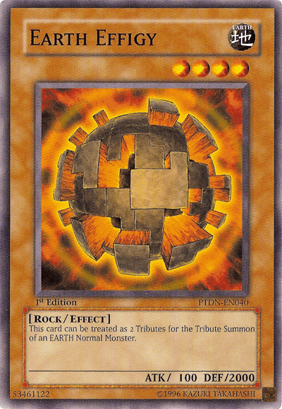 1st Edition, Common, Earth, Effect Monster, Phantom Darkness, Rock, Unlimited Earth Effigy [PTDN-EN040] Common - Trading Card World