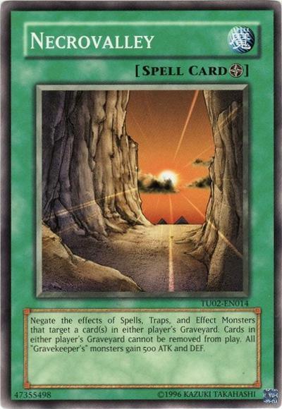 Common, Field Spell, Spell, Turbo Pack: Booster Two, Unlimited Necrovalley [TU02-EN014] Common - Trading Card World