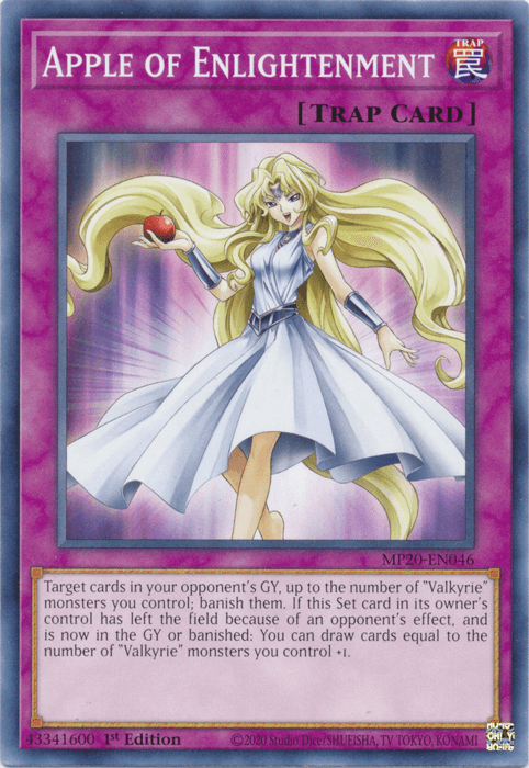 1st Edition, 2020 Tin of Lost Memories, Common, Normal Trap, Trap Apple of Enlightenment [MP20-EN046] Common - Trading Card World