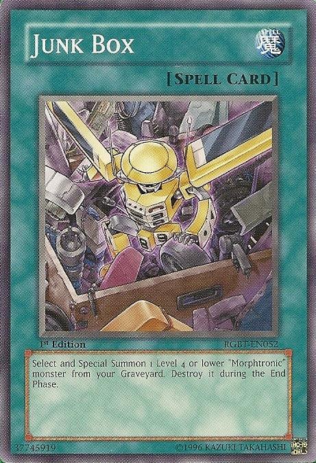 1st Edition, Common, Normal Spell, Raging Battle, Spell, Unlimited Junk Box [RGBT-EN052] Common - Trading Card World