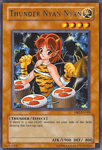 Dark Beginning 2, Effect Monster, Light, Rare, Thunder, Unlimited Thunder Nyan Nyan [DB2-EN169] Rare - Trading Card World