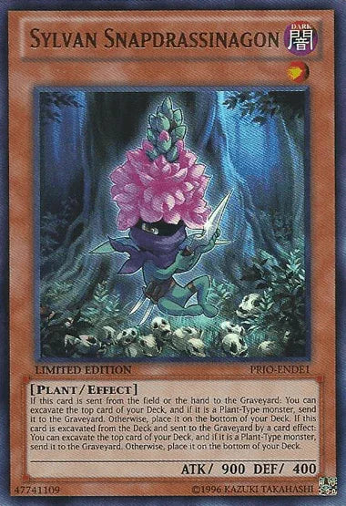 Dark, Effect Monster, Limited, Plant, Primal Origin, Ultra Rare Sylvan Snapdrassinagon [PRIO-ENDE1] Ultra Rare - Trading Card World