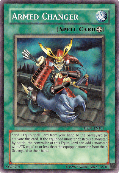 Common, Dark Revelation Volume 4, Equip Spell, Spell, Unlimited Armed Changer [DR04-EN105] Common - Trading Card World