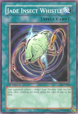 1st Edition, Common, Invasion of Chaos, Normal Spell, Spell, Unlimited Jade Insect Whistle [IOC-100] Common - Trading Card World