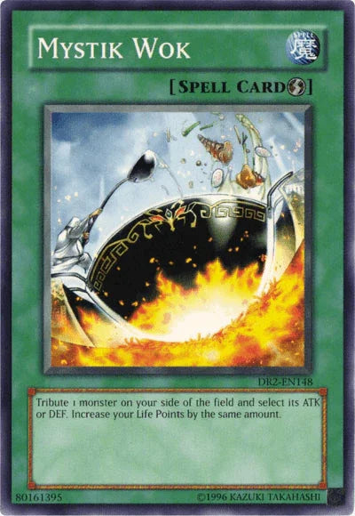 Common, Dark Revelation Volume 2, Quick Play Spell, Spell, Unlimited Mystik Wok [DR2-EN148] Common - Trading Card World