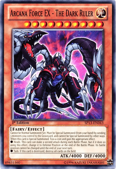 1st Edition, Common, Effect Monster, Fairy, Light, Star Pack 2013, Unlimited Arcana Force EX - The Dark Ruler [SP13-EN043] Common - Trading Card World