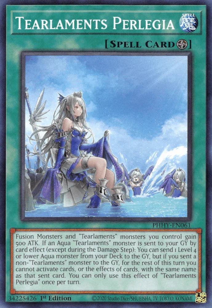 1st Edition, Common, Field Spell, Photon Hypernova, Spell Tearlaments Perlegia [PHHY-EN061] Common - Trading Card World