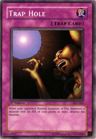 1st Edition, Common, Normal Trap, Starter Deck: Yugi Evolution, Trap, Unlimited Trap Hole [SYE-041] Common - Trading Card World