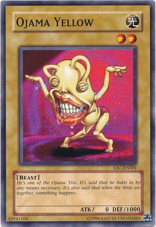 Beast, Common, Invasion of Chaos, Light, Normal Monster, Unlimited Ojama Yellow [IOC-EN001] Common - Trading Card World