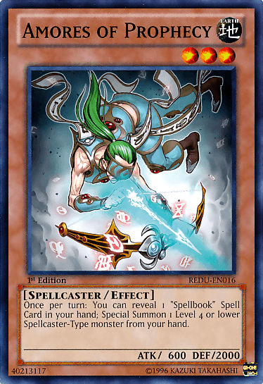 1st Edition, Common, Earth, Effect Monster, Return of the Duelist, Spellcaster, Unlimited Amores of Prophecy [REDU-EN016] Common - Trading Card World