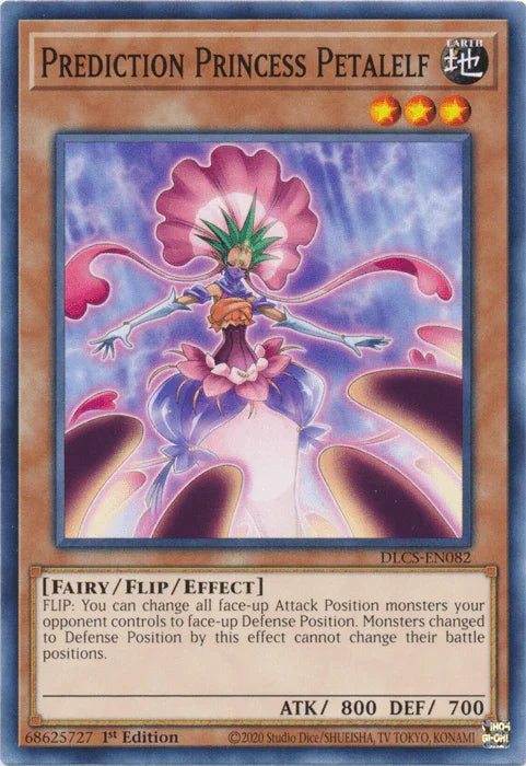 1st Edition, Common, Dragons of Legend: The Complete Series, Earth, Fairy, Flip/Effect Monster Prediction Princess Petalelf [DLCS-EN082] Common - Trading Card World