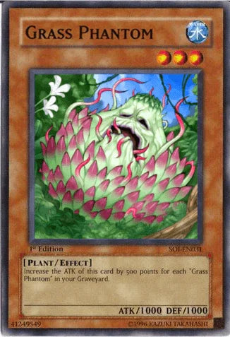 1st Edition, Common, Effect Monster, Plant, Shadow of Infinity, Unlimited, Water Grass Phantom [SOI-EN031] Common - Trading Card World