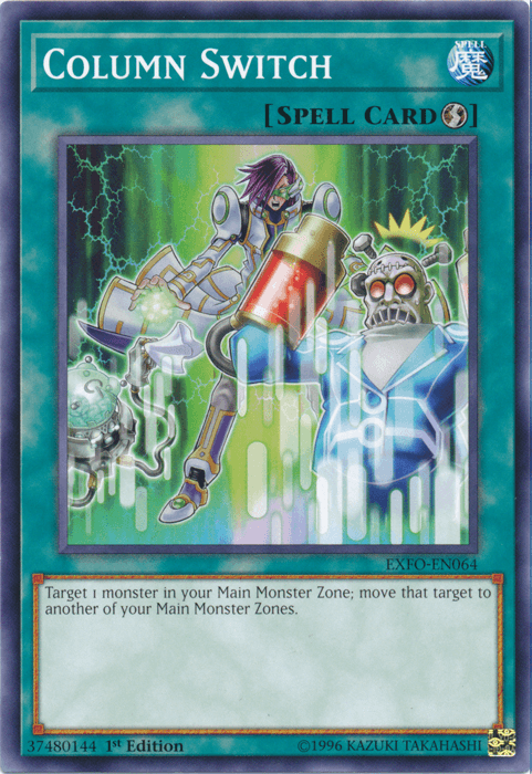 1st Edition, Common, Extreme Force, Quick Play Spell, Spell, Unlimited Column Switch [EXFO-EN064] Common - Trading Card World