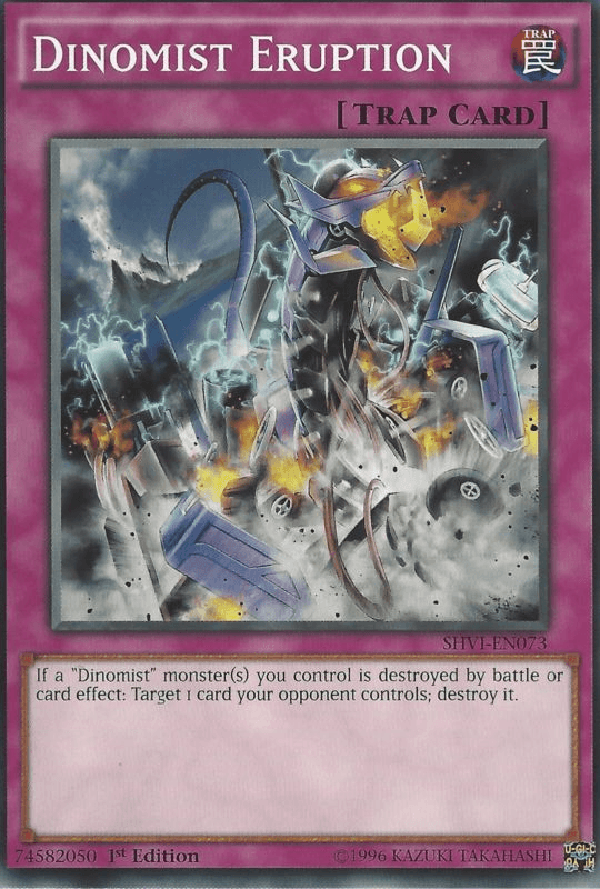 1st Edition, Common, Normal Trap, Shining Victories, Trap, Unlimited Dinomist Eruption [SHVI-EN073] Common - Trading Card World