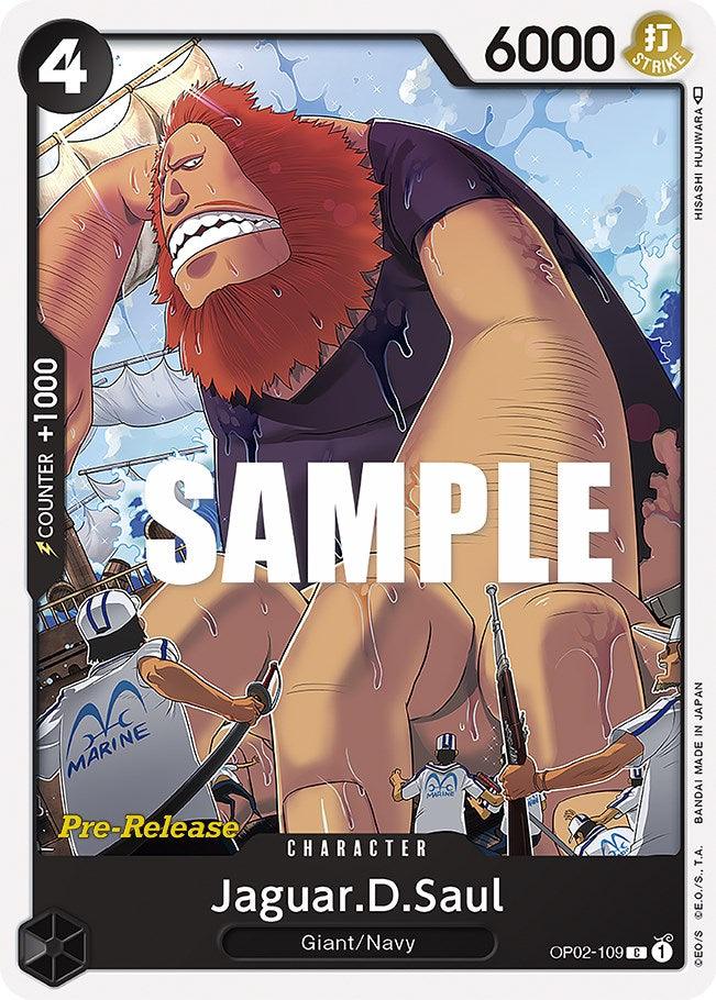Character, Common, Giant, Navy, Paramount War, Paramount War Pre-Release Cards Jaguar.D.Saul [Paramount War Pre-Release Cards] - Trading Card World
